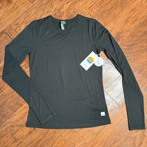 VUORI Lux Crew Long Sleeve Fitted Tee, Size S